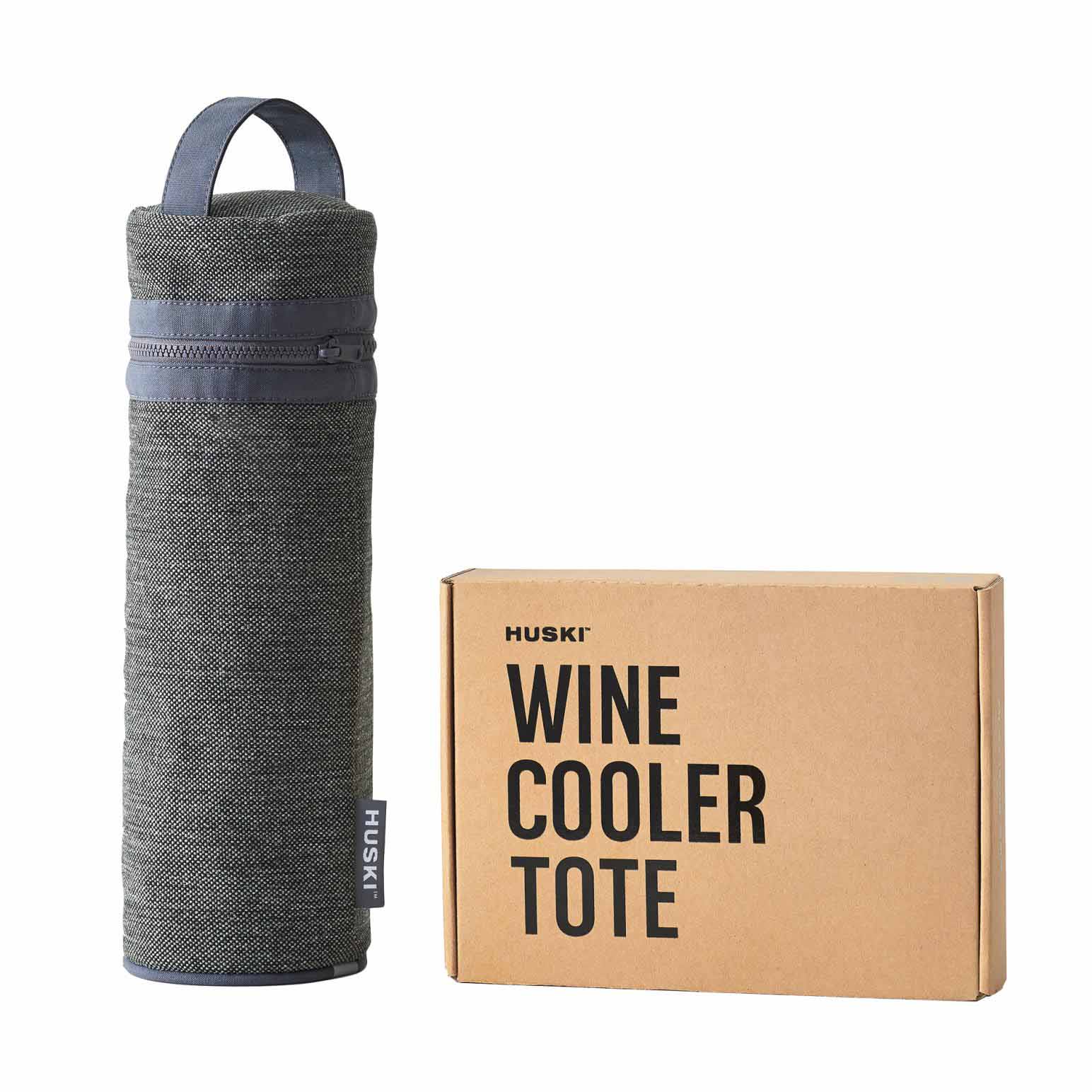 Huski Wine Cooler Tote - Charcoal Grey